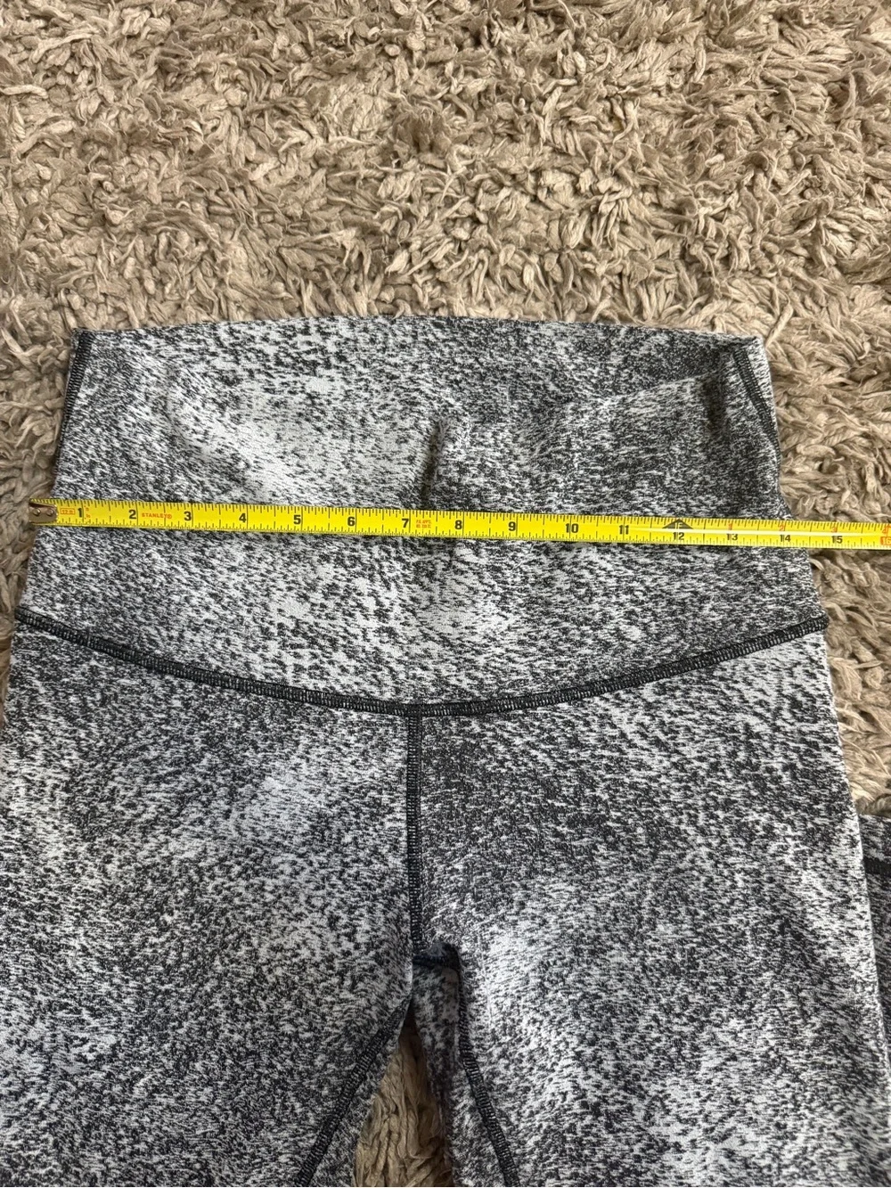 lululemon athletica Black and White Speckled High-Rise Leggings